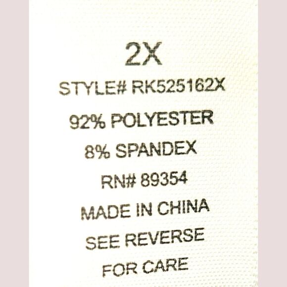 NEW NO COMMENT PLUS Women's Super Soft Floral Ruffle Trim Midi Dress. - Picture 11 of 13